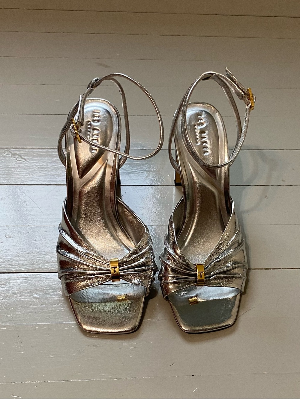 Ted Baker silver heels